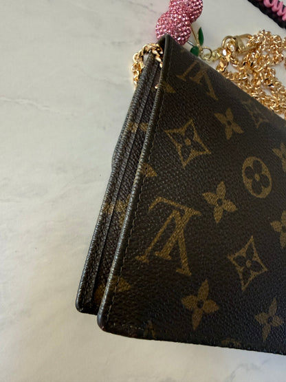 Preloved Louis Vuitton Rabat Clutch w/ Chain