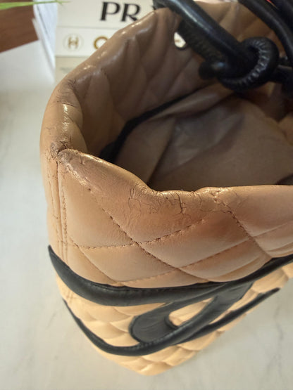 Chanel Cambon Beige/Black Tote