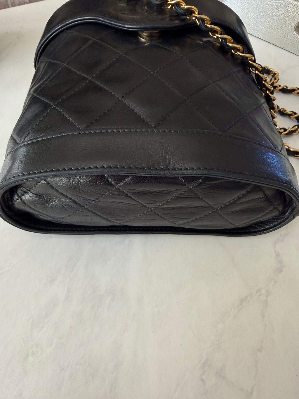 Black Chanel Lambskin Vanity