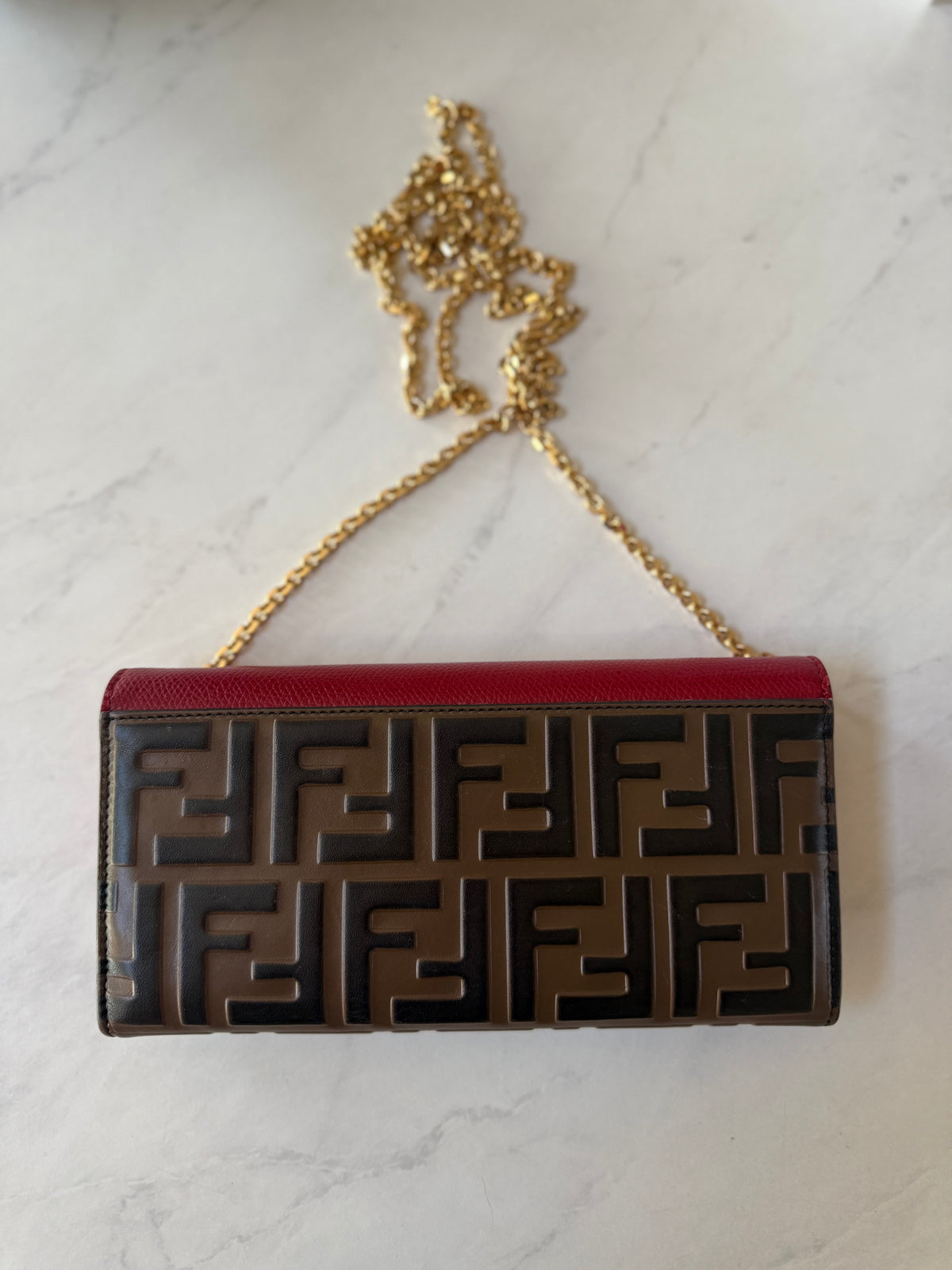 F Is Fendi Leather Wallet On Chain