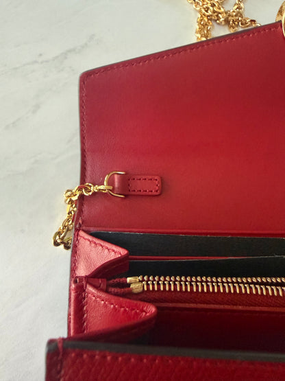 F Is Fendi Leather Wallet On Chain