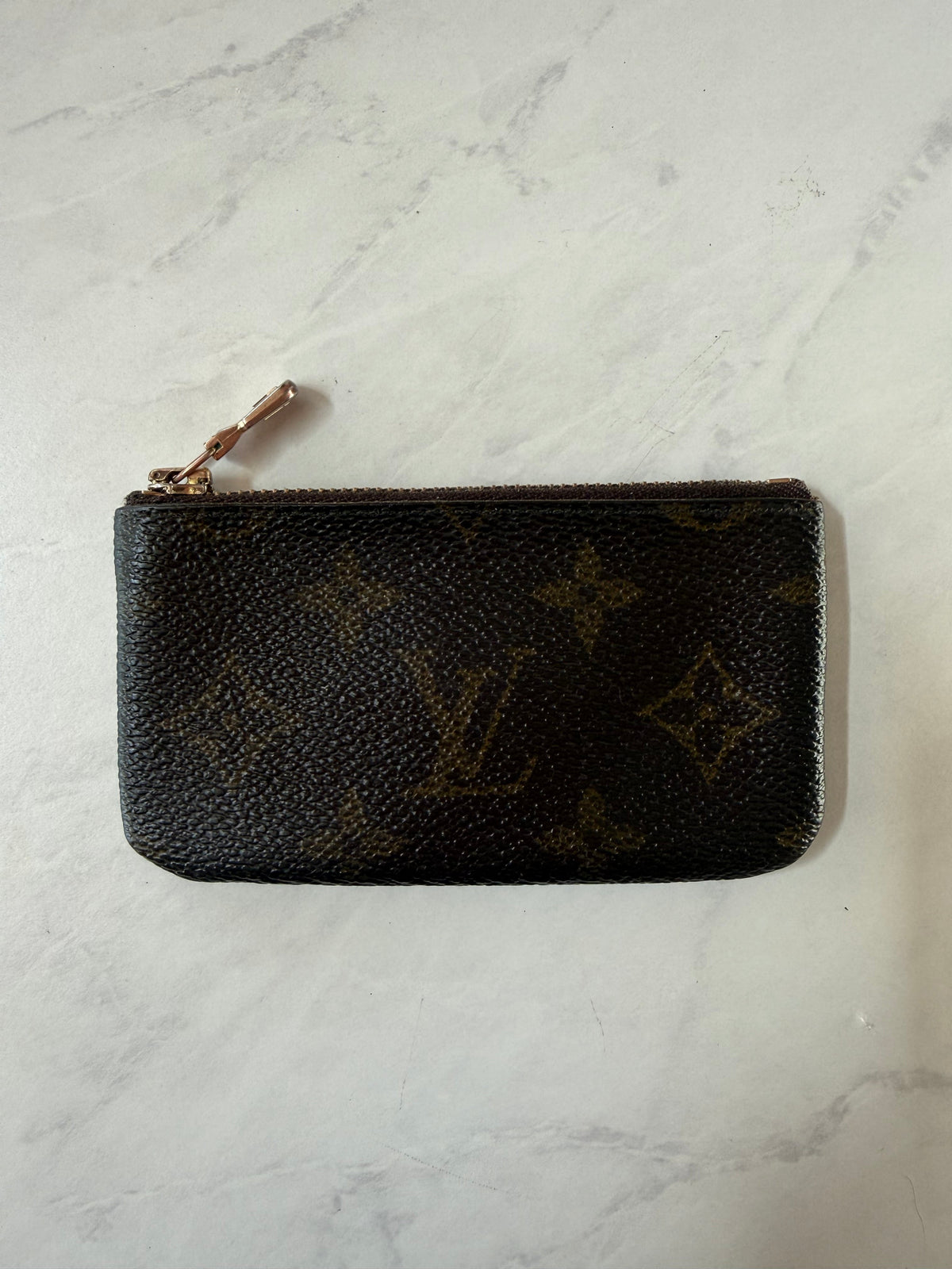 Preloved Louis Vuitton Monogram Cles Key Pouch