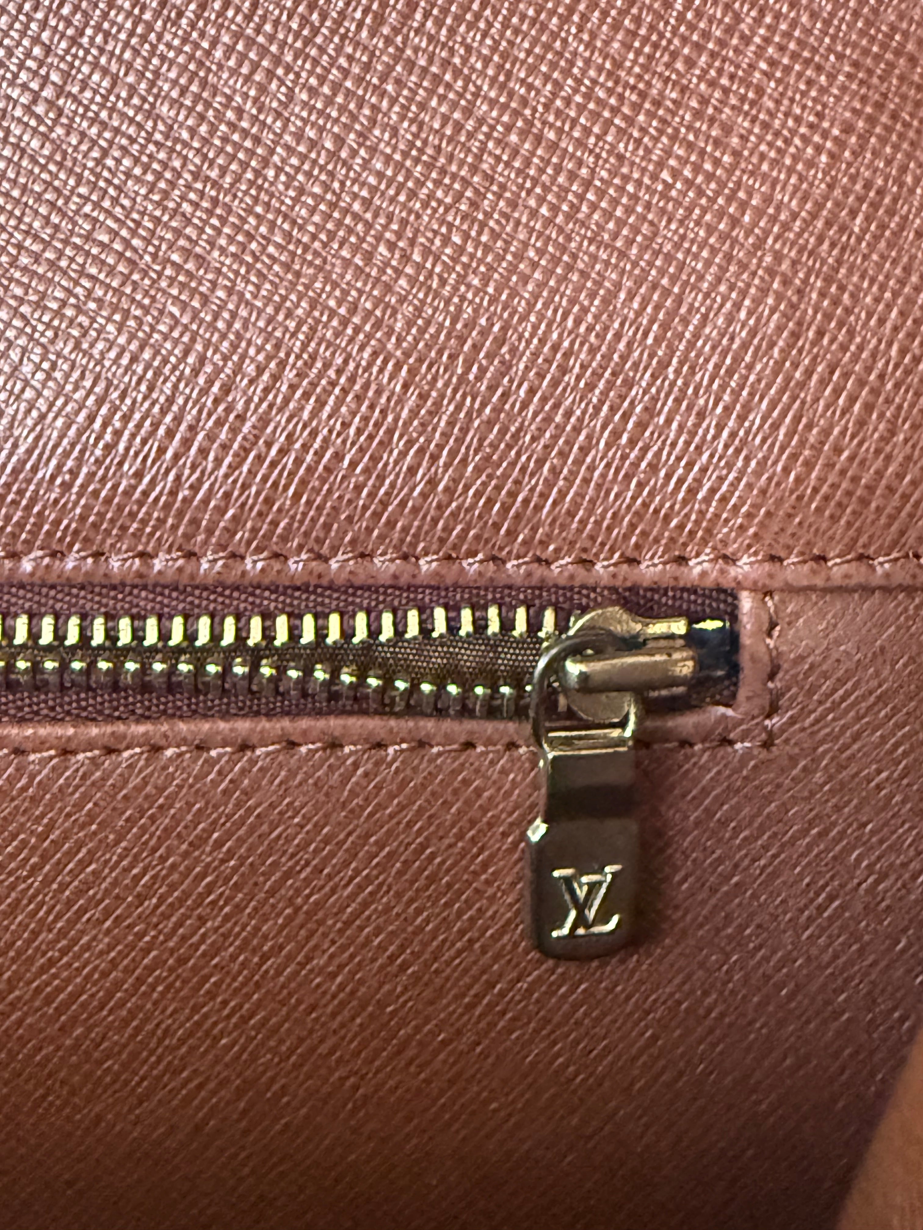 Preloved Louis Vuitton Dame Clutch GM w/ added strap