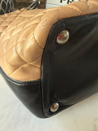 Chanel Cambon Beige/Black Tote