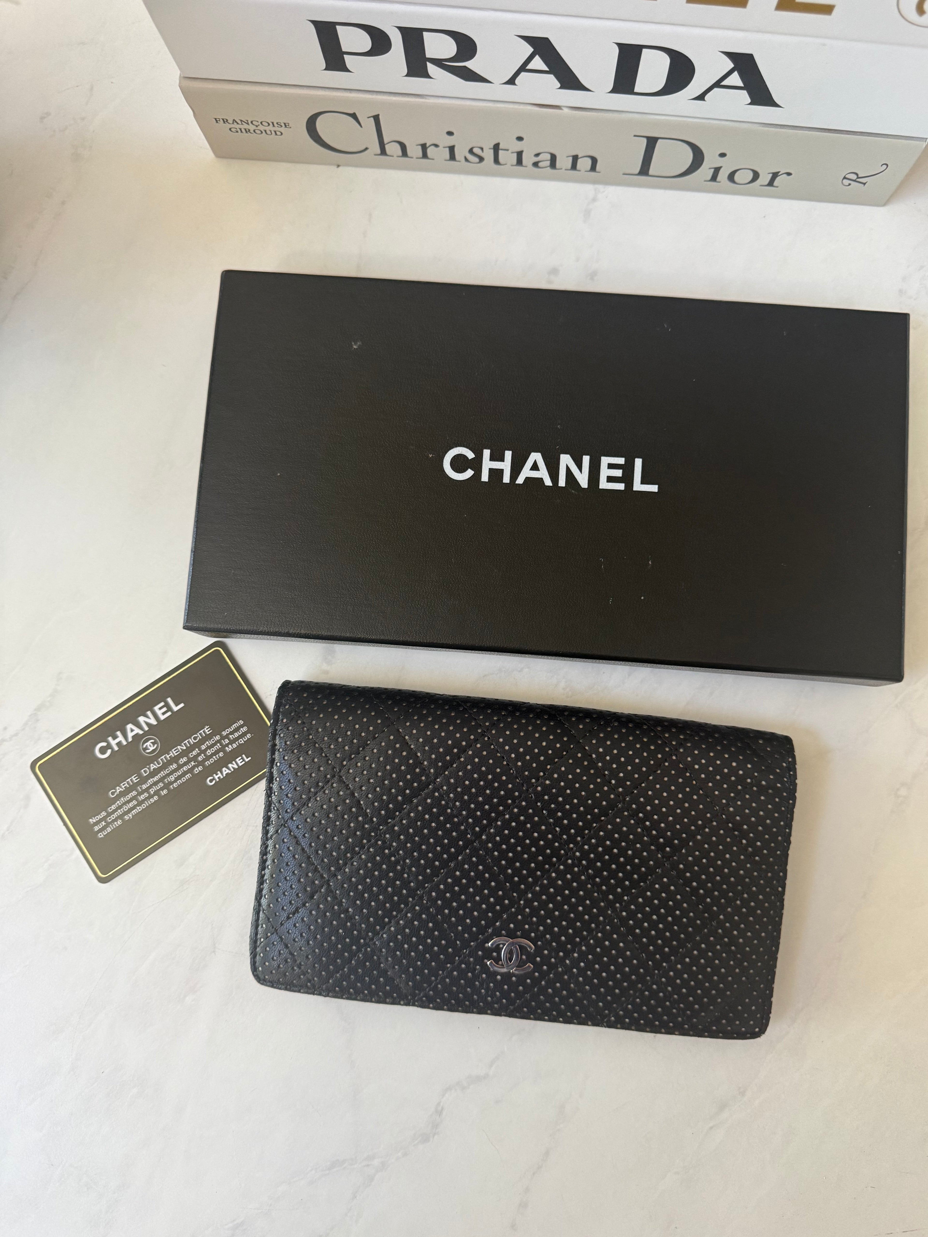 Chanel Perforated Wallet