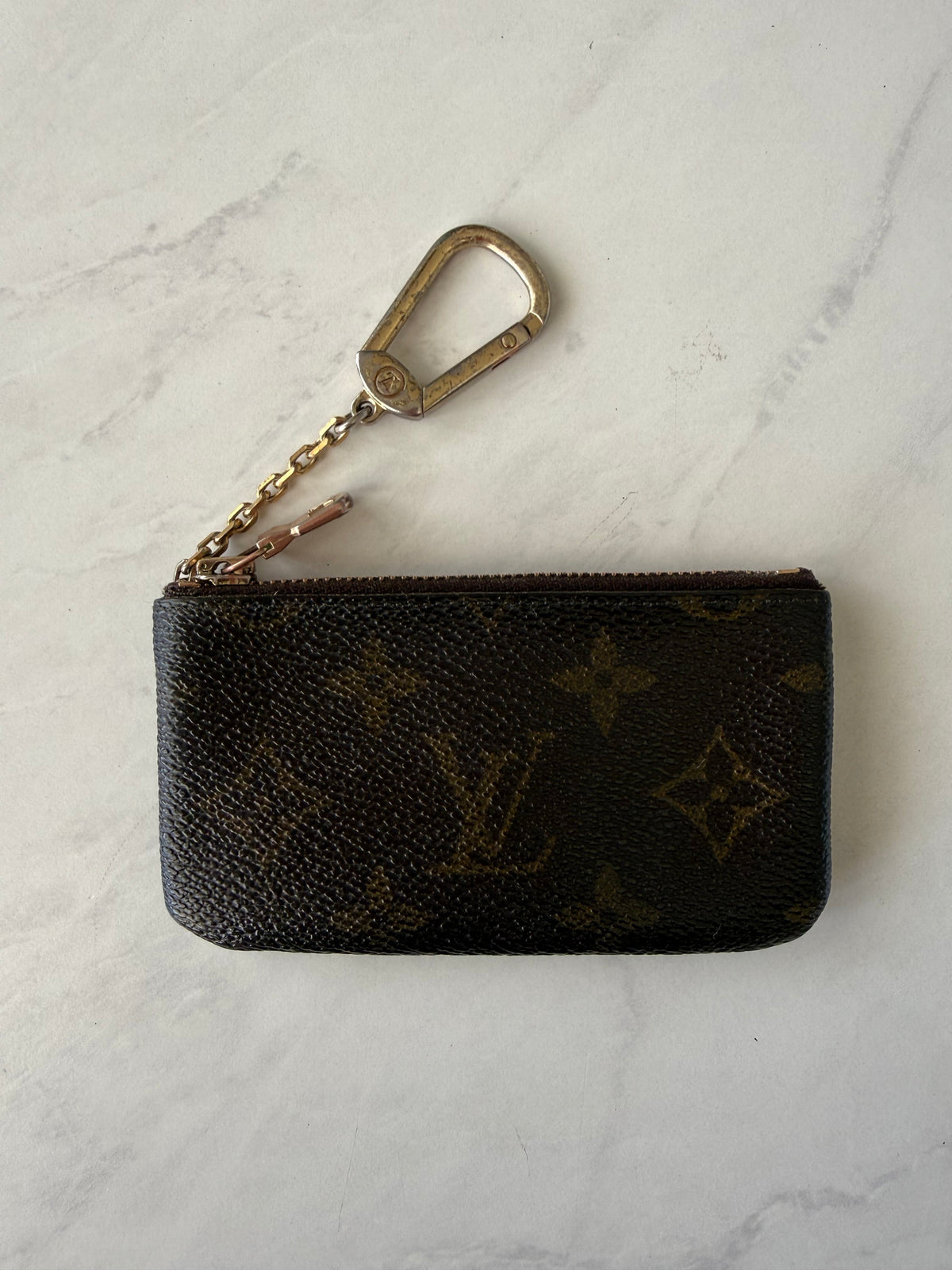 Preloved Louis Vuitton Monogram Cles Key Pouch