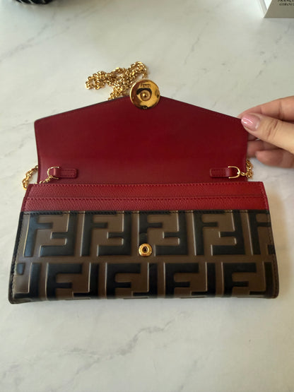 F Is Fendi Leather Wallet On Chain