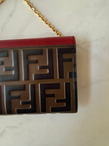 F Is Fendi Leather Wallet On Chain