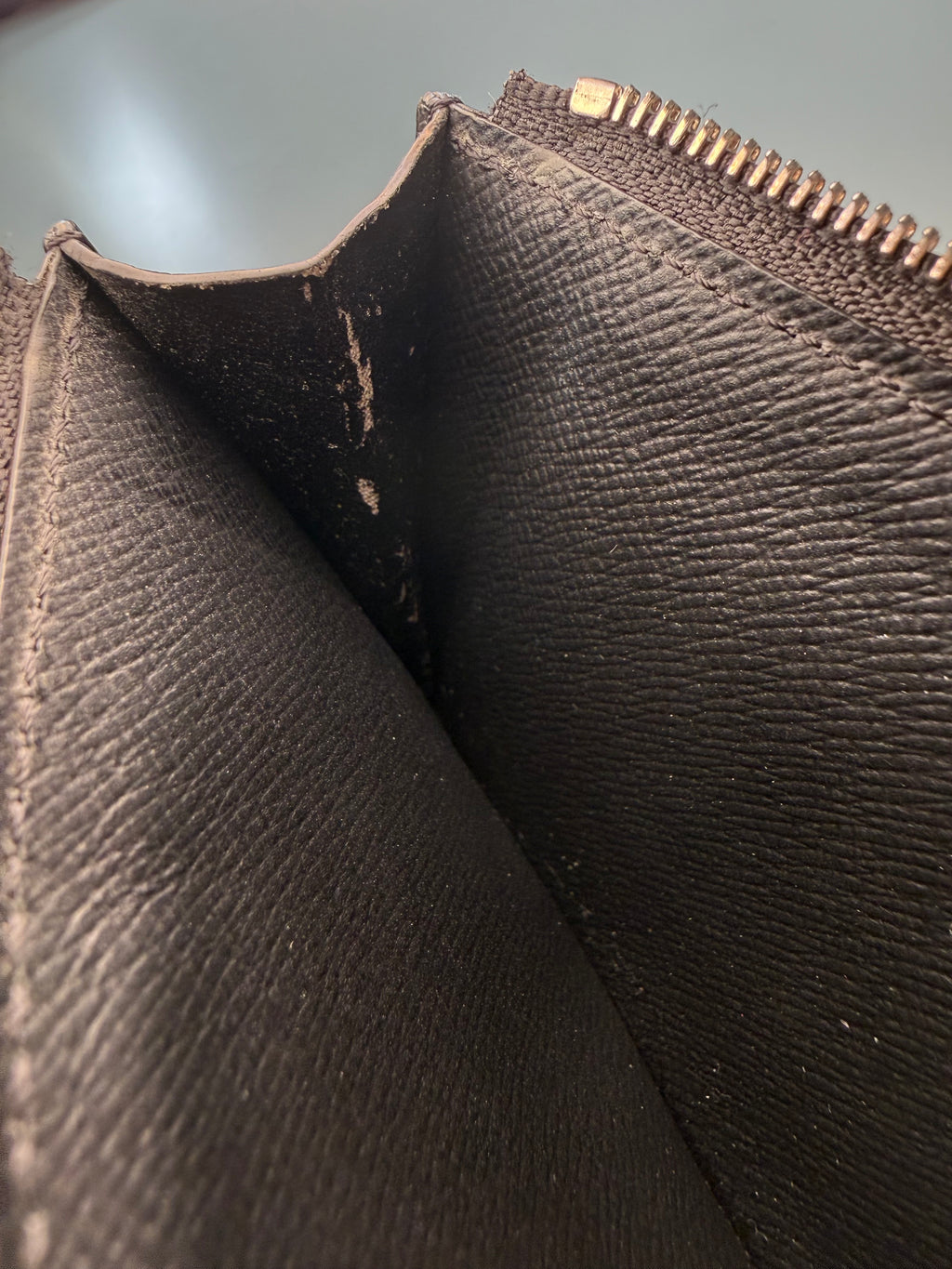 Louis Vuitton Black Tiaga Leather Card Holder