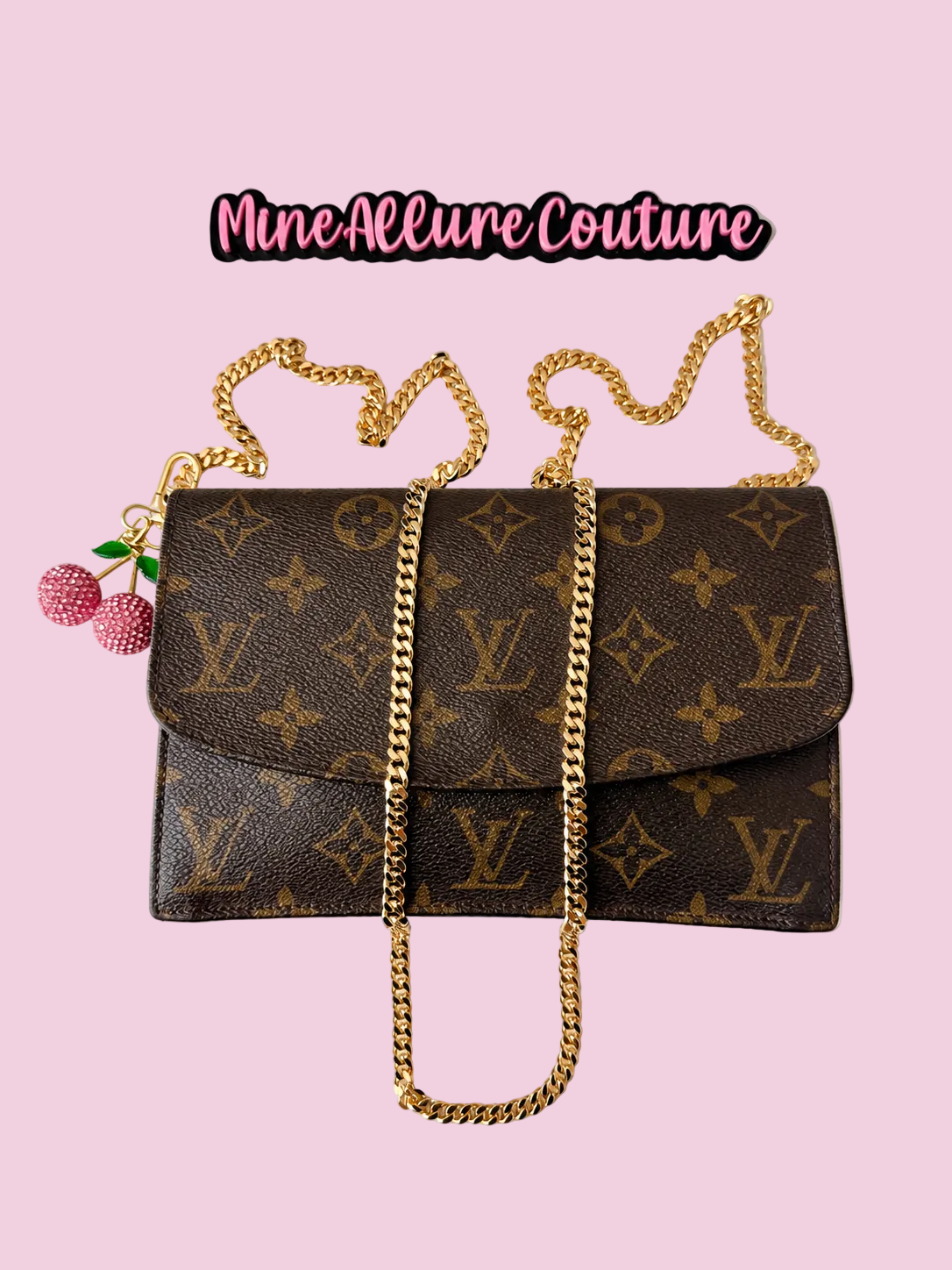 Preloved Louis Vuitton Rabat Clutch w/ Chain