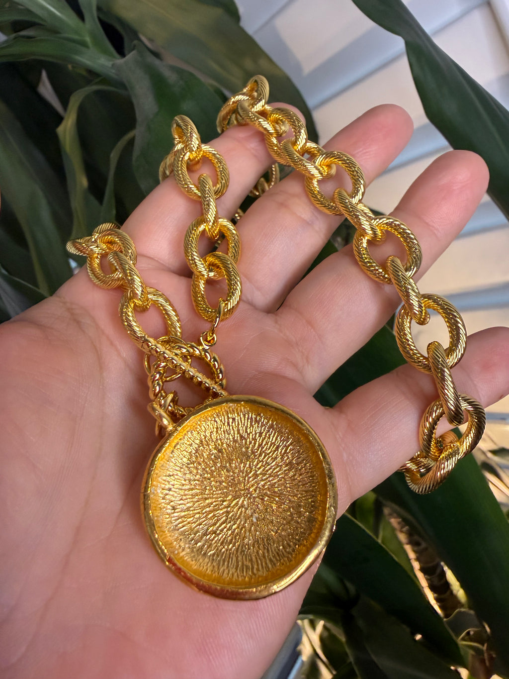Authentic Upcycled Chanel Pendant Necklace
