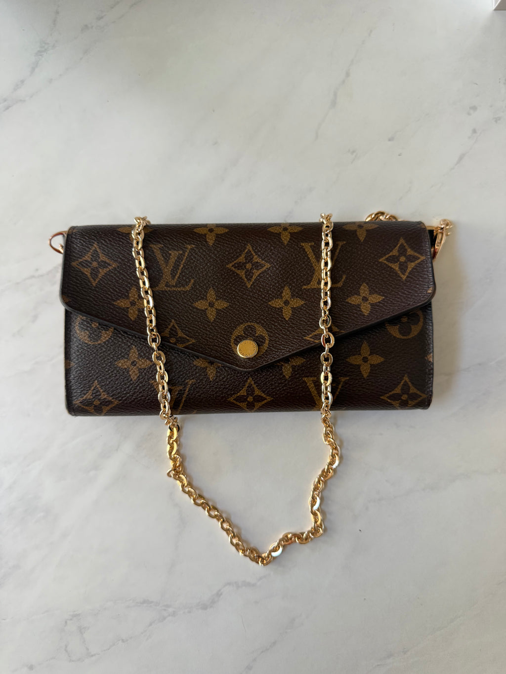 Louis Vuitton Sarah Wallet (Fuchsia)