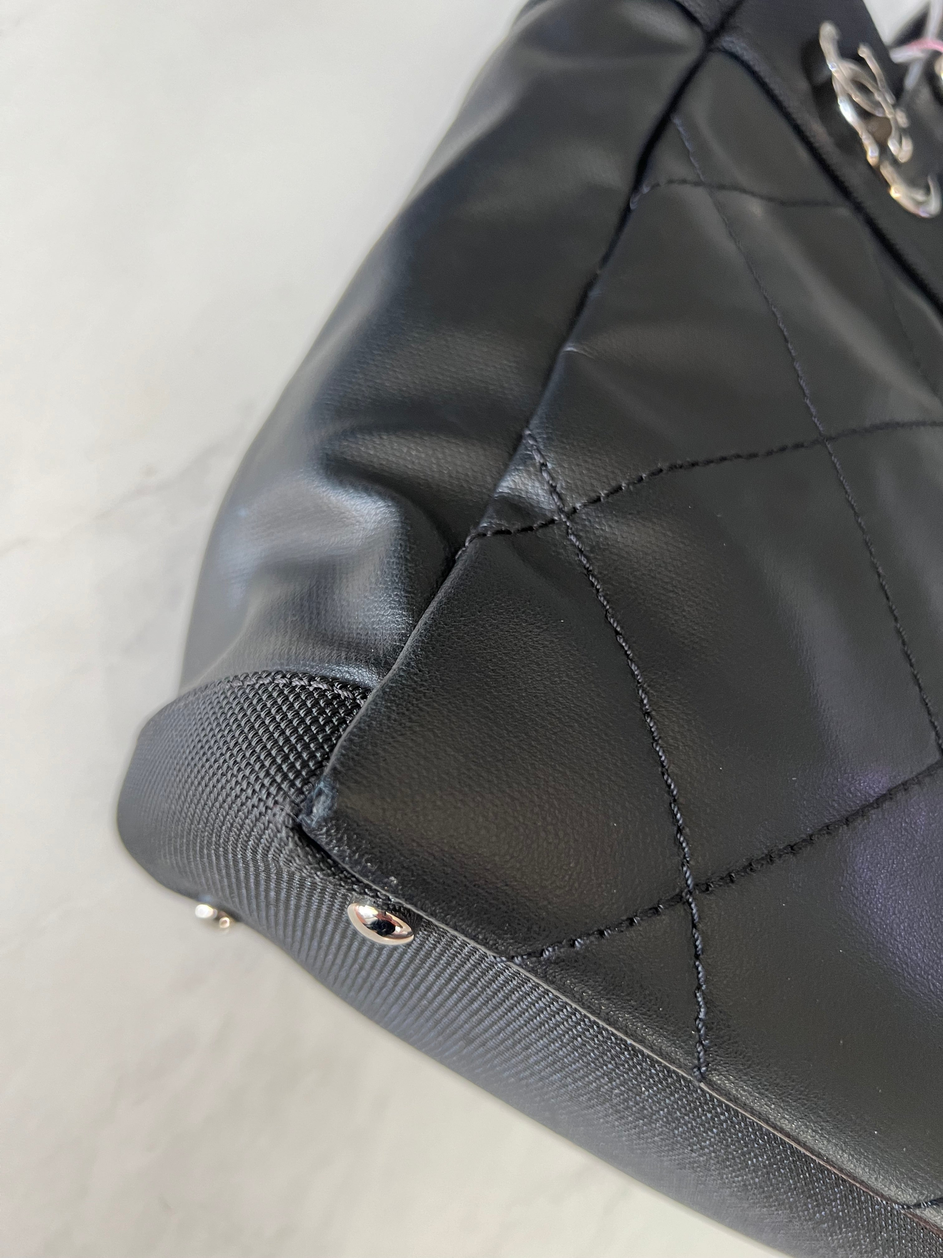 Black Chanel Biarritz PM Tote