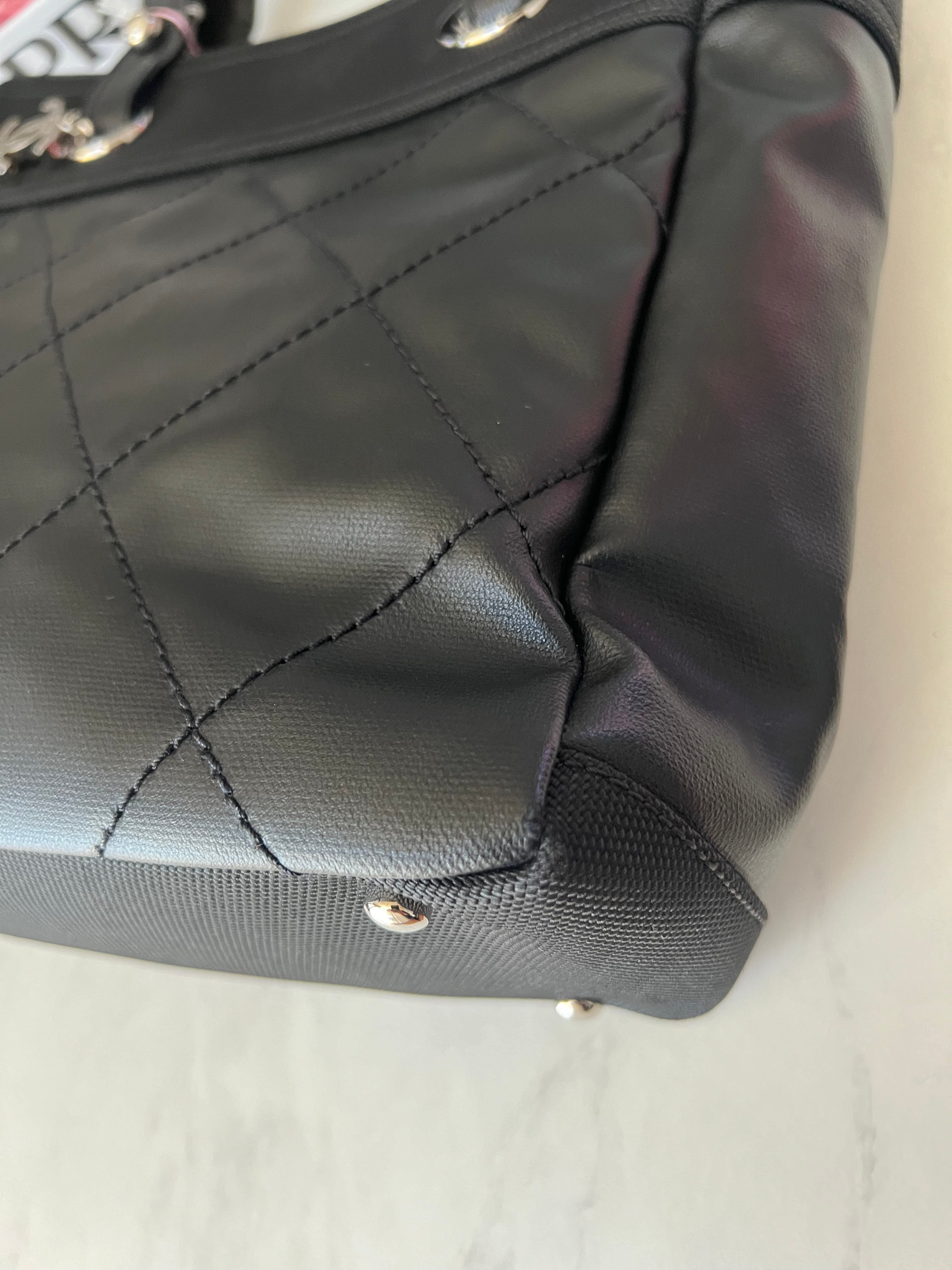 Black Chanel Biarritz PM Tote