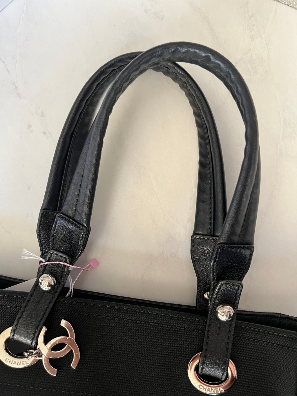Black Chanel Biarritz PM Tote
