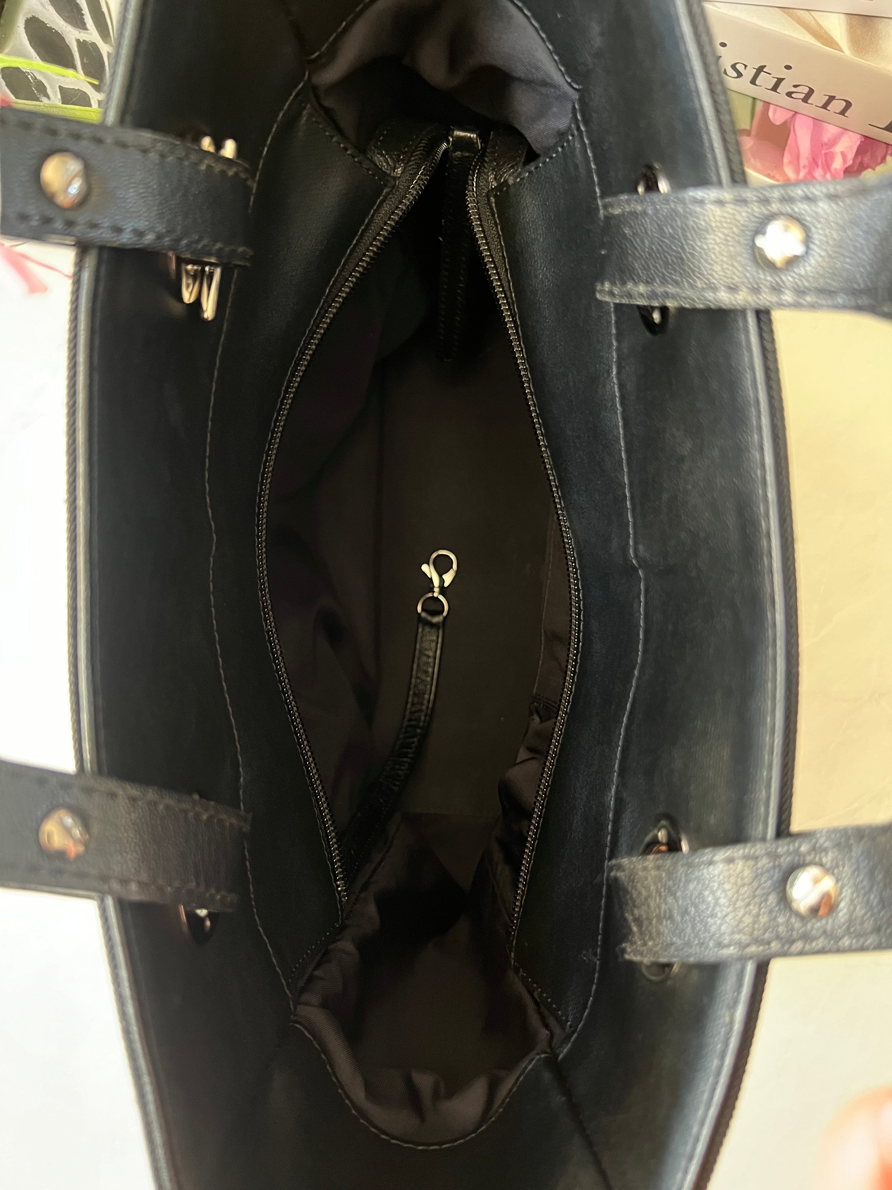 Black Chanel Biarritz PM Tote