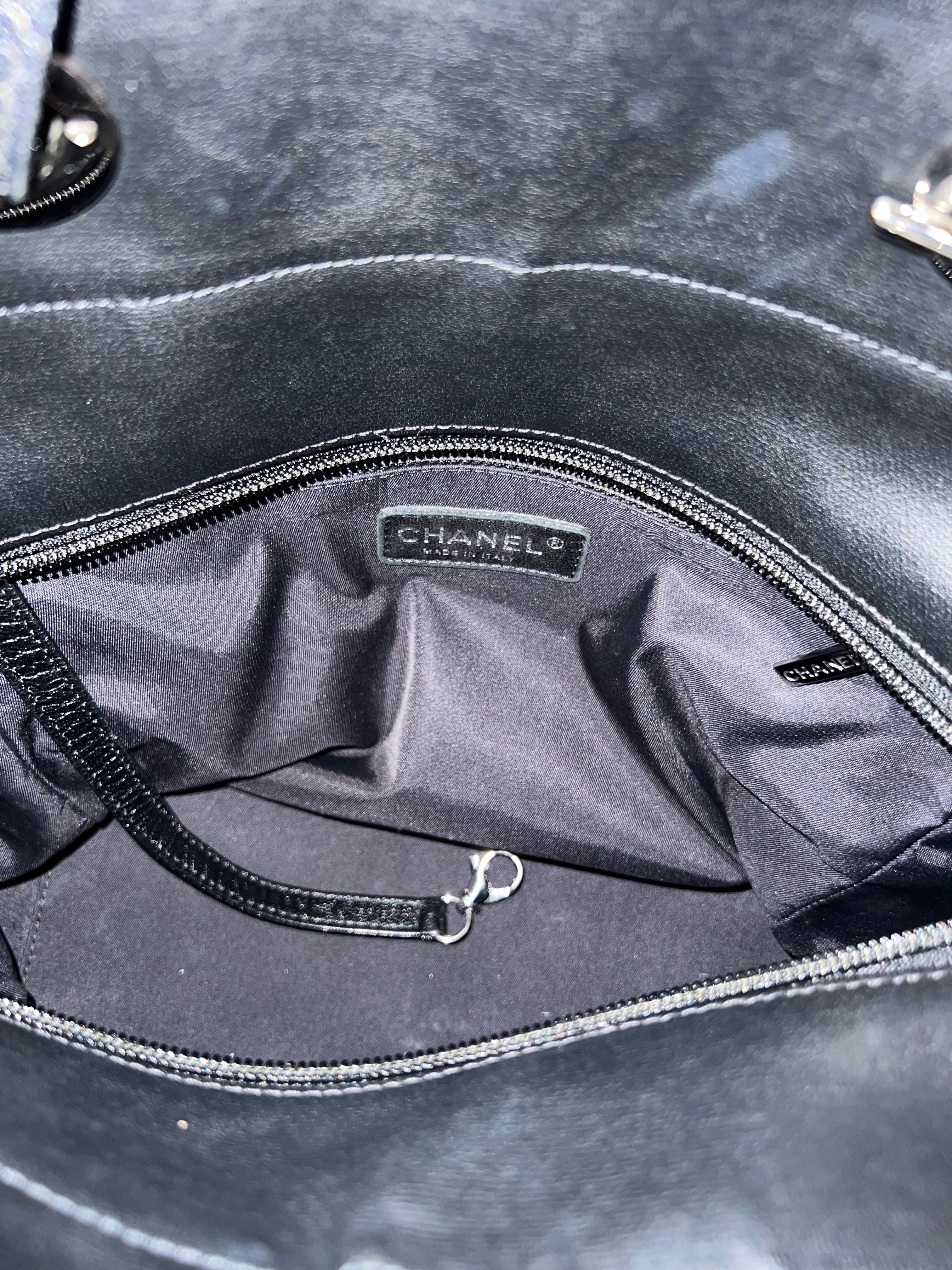 Black Chanel Biarritz PM Tote