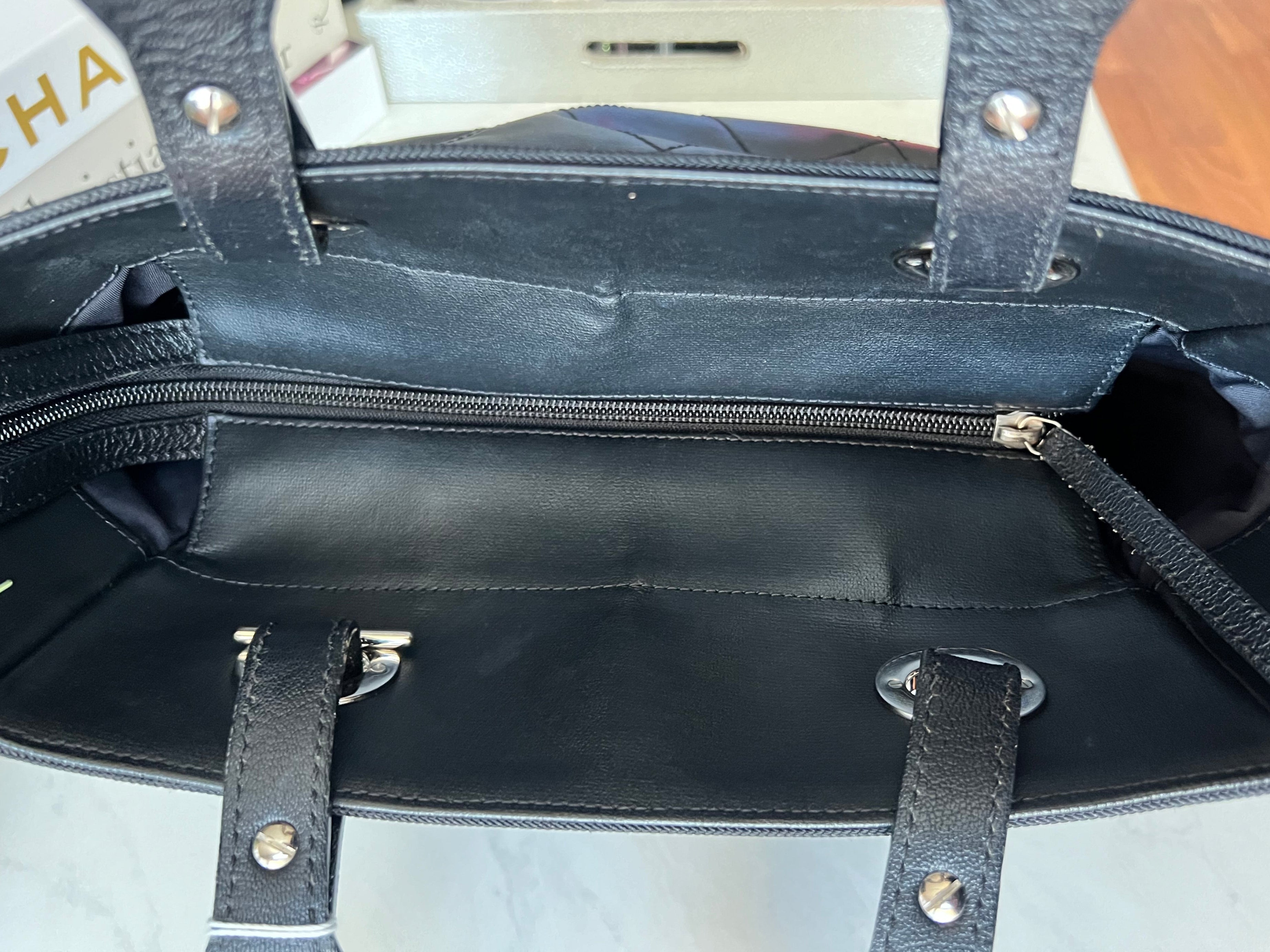 Black Chanel Biarritz PM Tote
