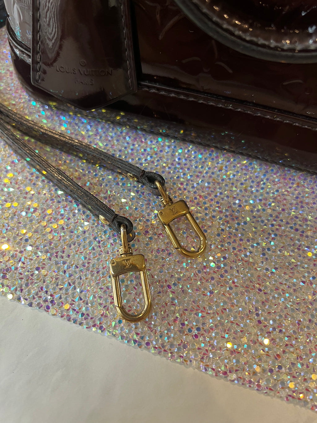 Louis Vuitton Vernis BB Alma Amarante