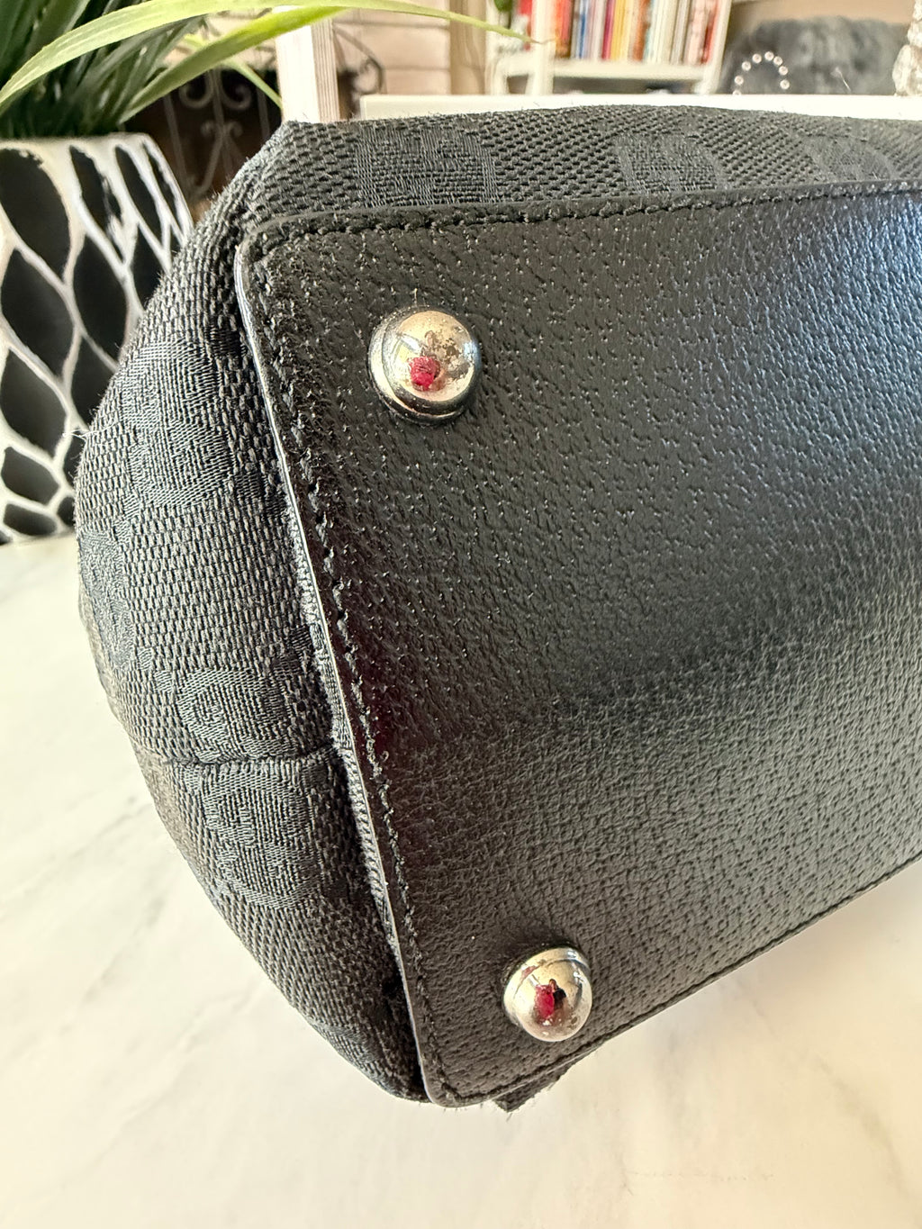 Small Black Gucci Tote