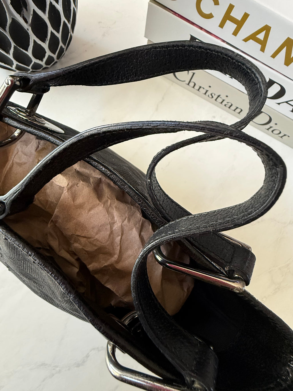 Small Black Gucci Tote