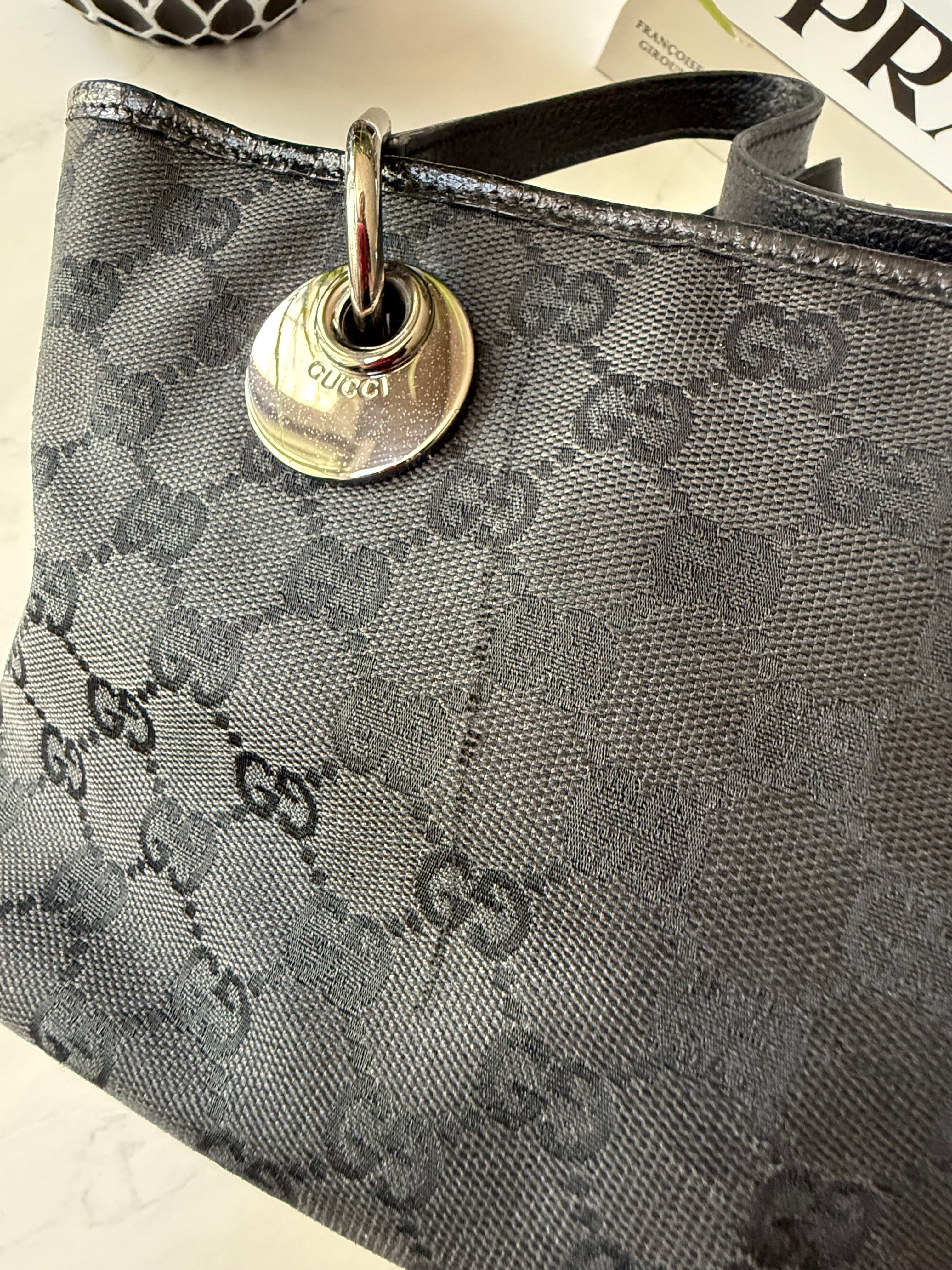 Small Black Gucci Tote