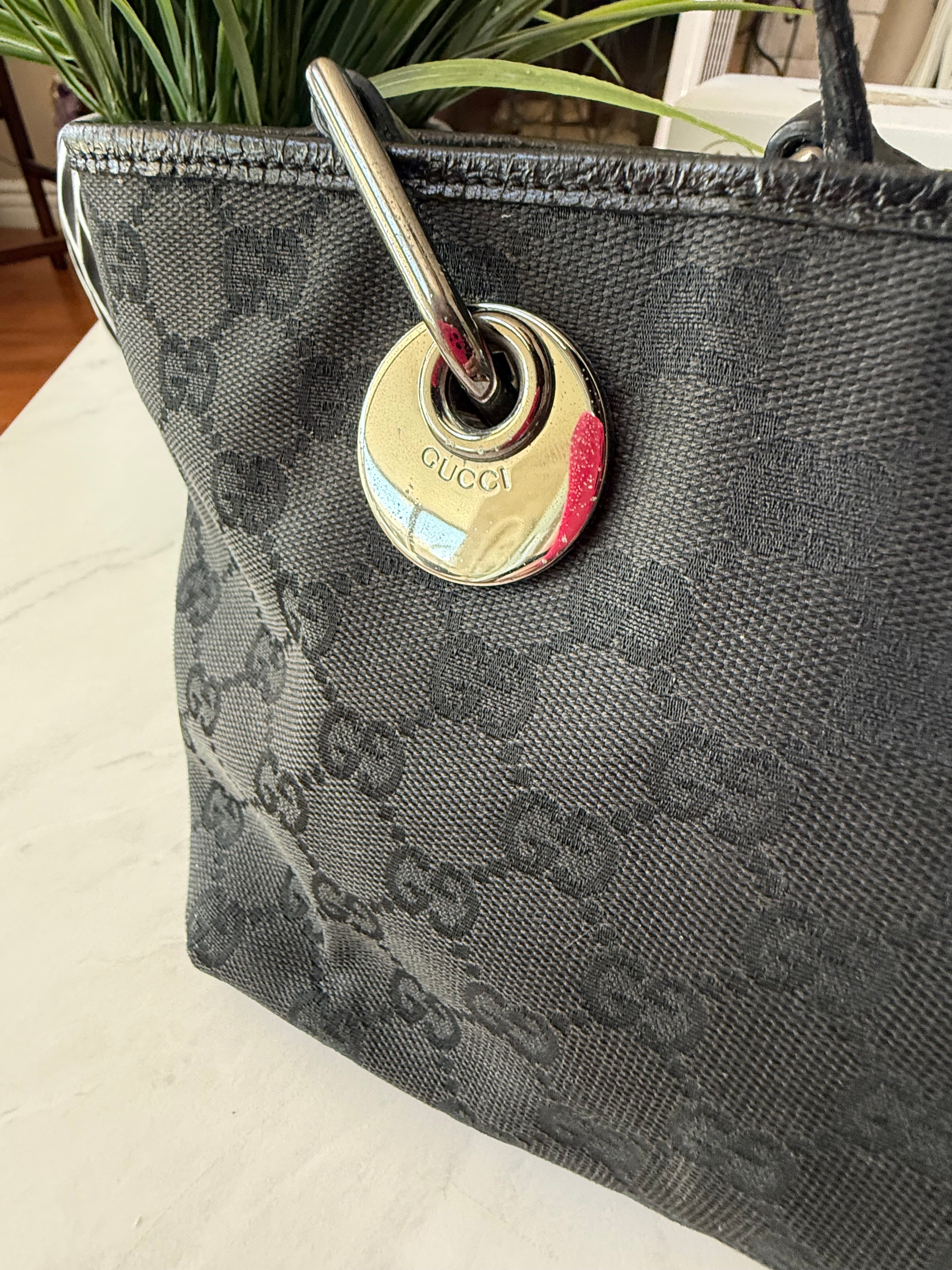 Small Black Gucci Tote