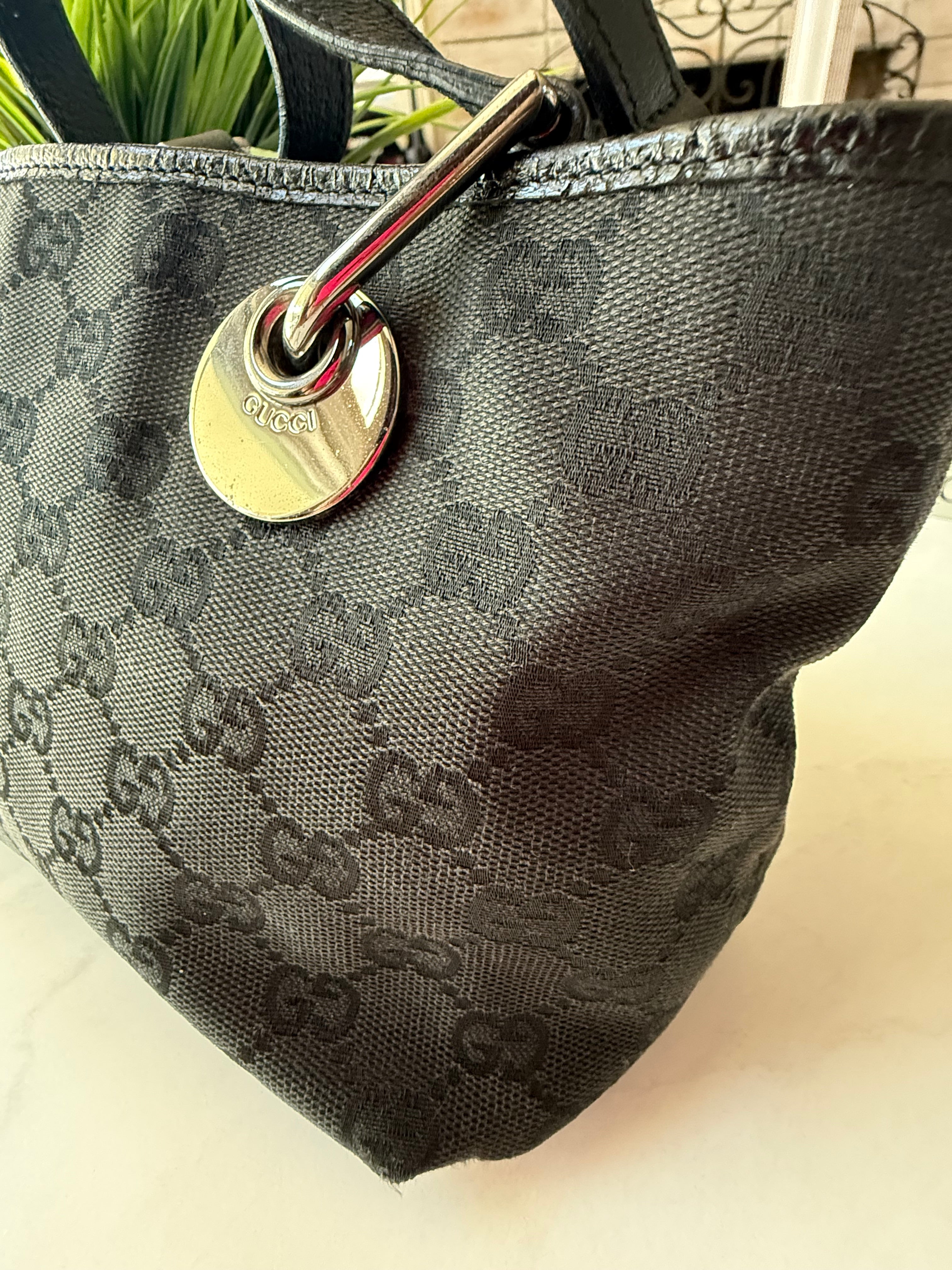 Small Black Gucci Tote