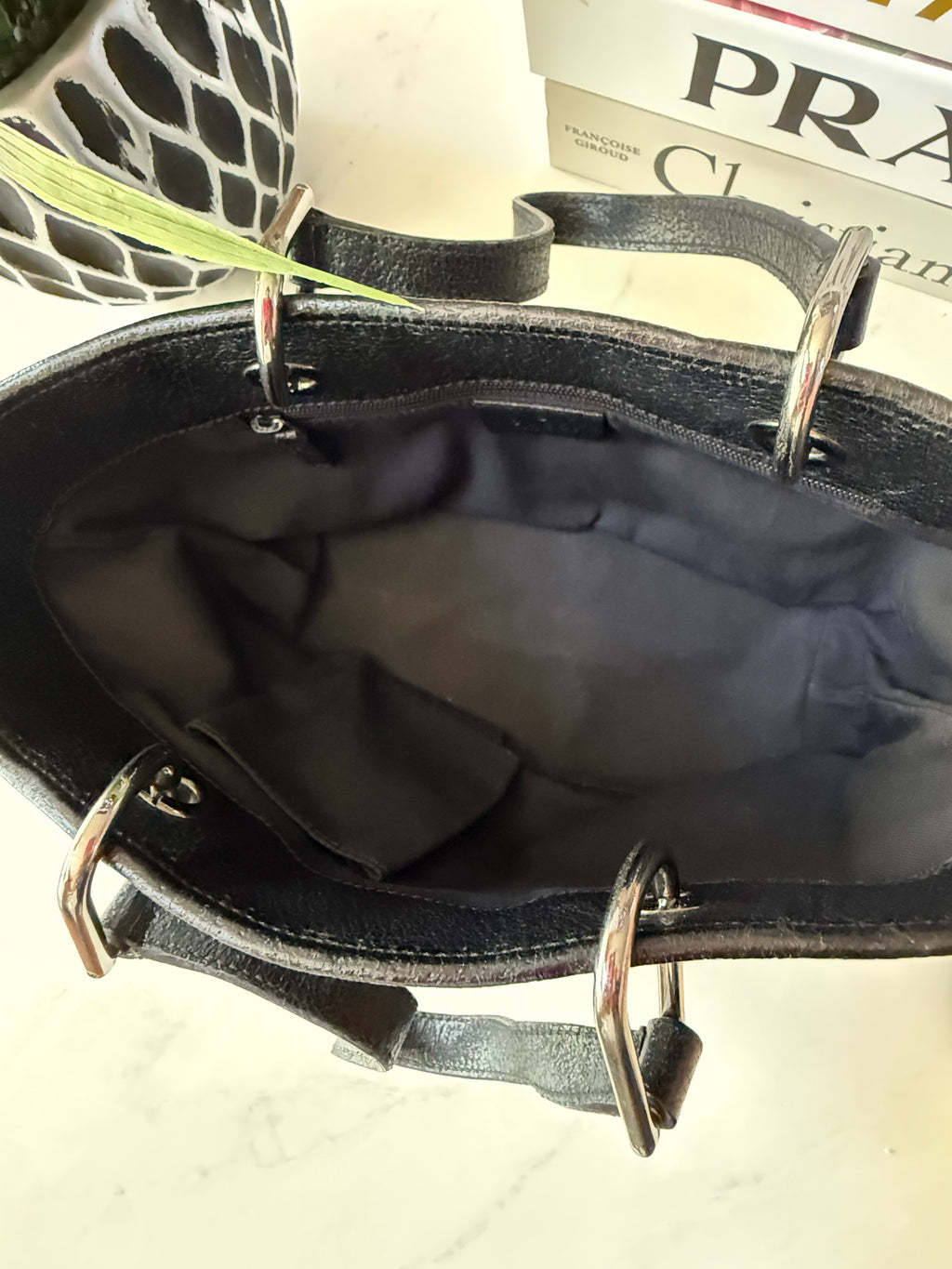 Small Black Gucci Tote