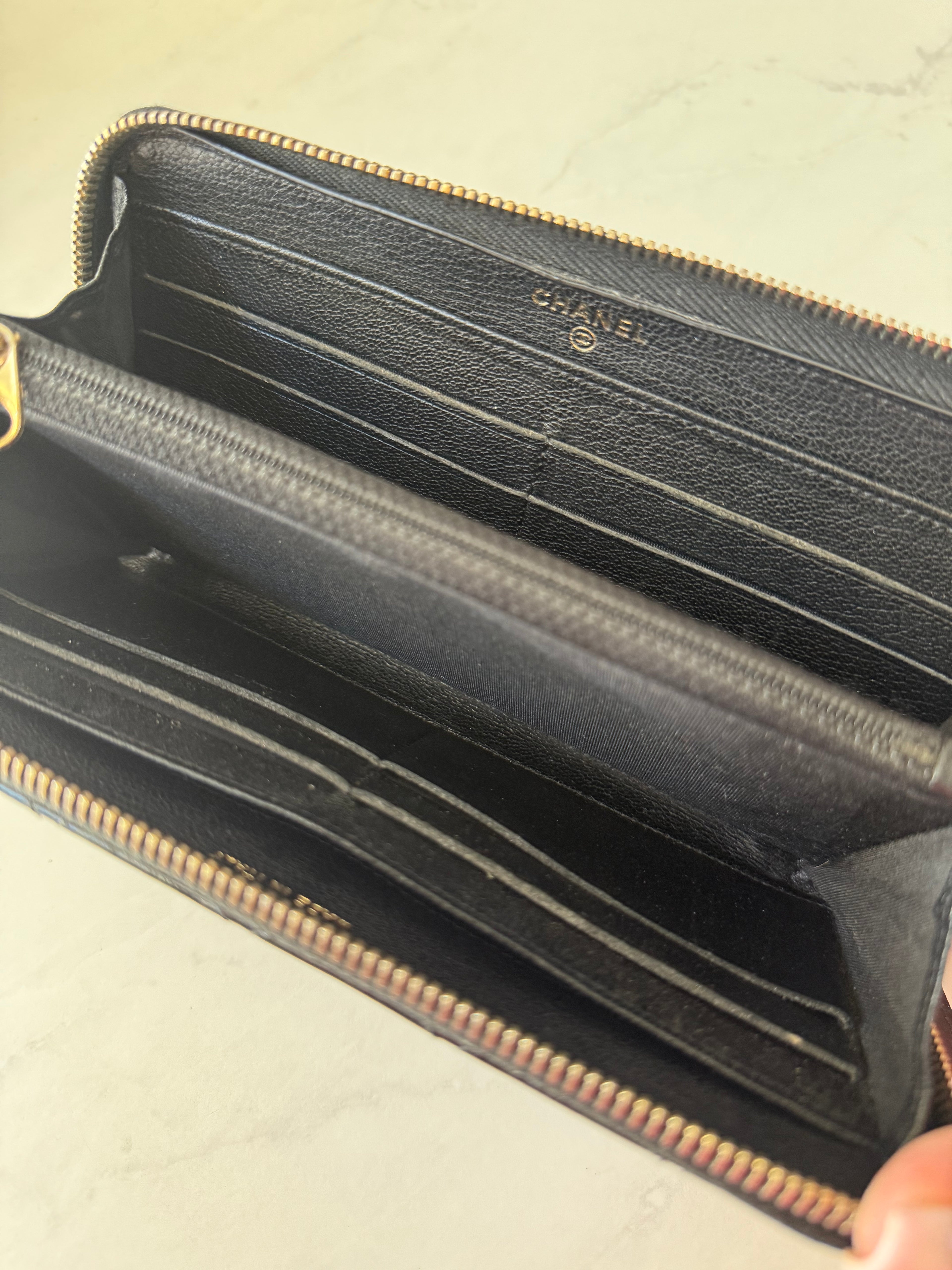 Black Chanel Patent Leather Wallet