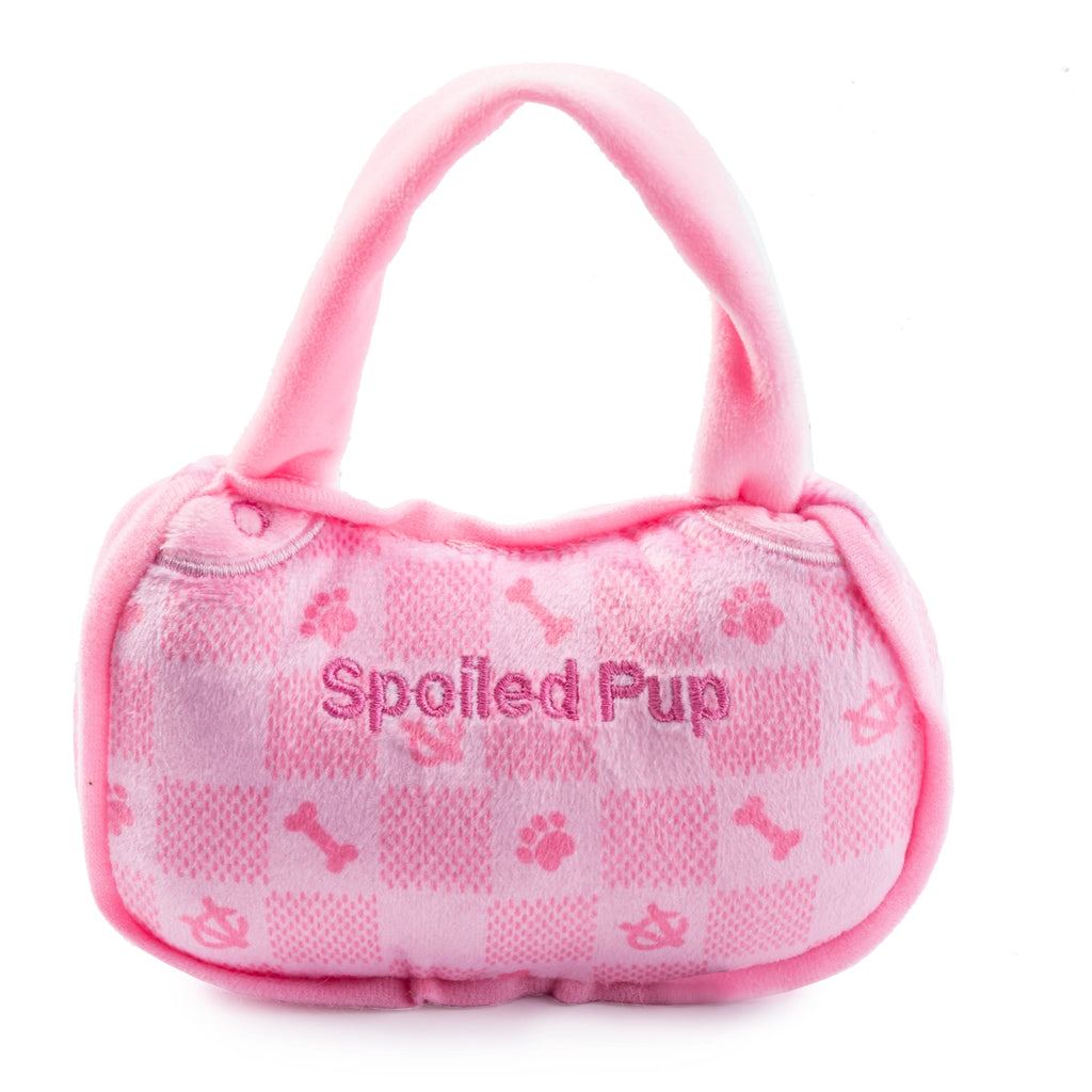 Pink Checker Chewy Vuiton Handbag-Small